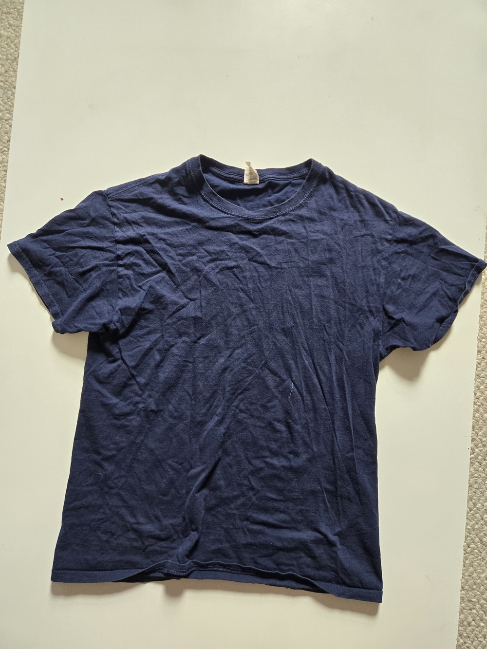 Fruit of the Loom Classic Men's Navy Crew Neck T-Shirt